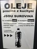 Informační leták na popelnicích