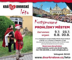 Prohlídka městem v kostýmech