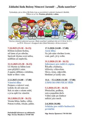 Děti hrají a učí se ve škole