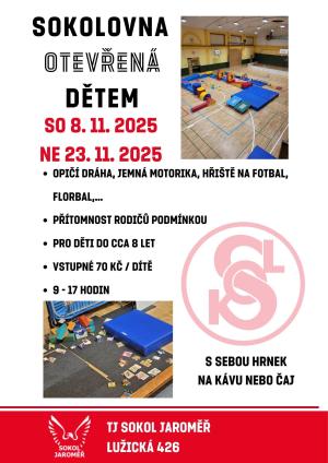 aktivity pro děti v sokolovně