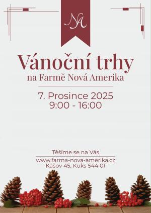 vánoční trhy na farmě
