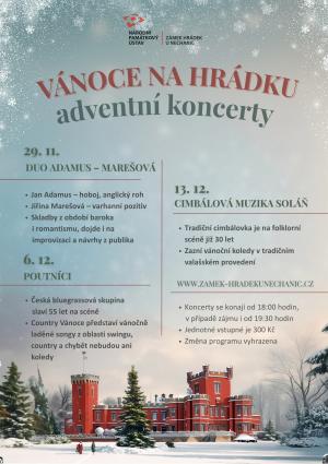 vánoční koncert na zámku