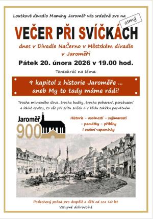 večerní osvětlení svíčkami