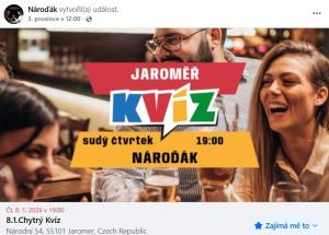 zábavný kvíz na akci