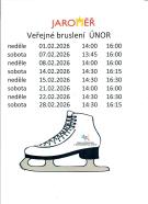 veřejné bruslení ÚNOR
