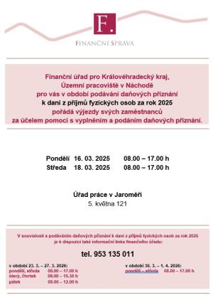 poradenství při vyplňování daňového přiznání